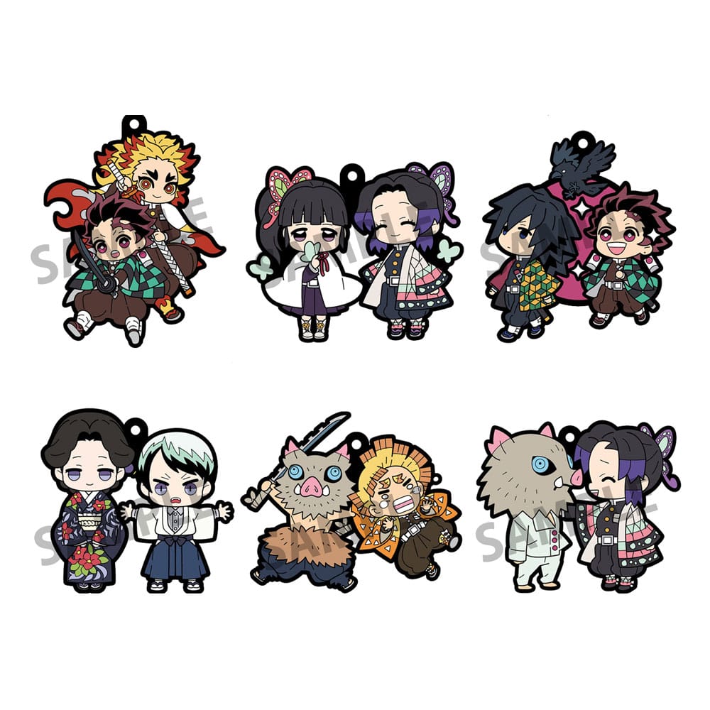 Demon Slayer: Kimetsu no Yaiba assortiment charms caoutchouc 6 cm Buddy Collection Vol. 4 (6)