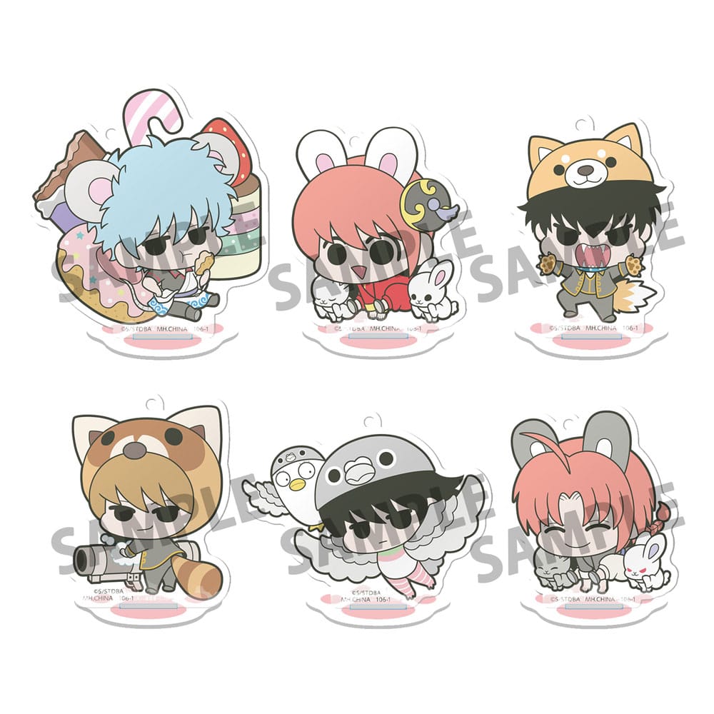 Gintama assortiment figurines acrylique Prince Hata & Animal Paradise 6 cm (6)