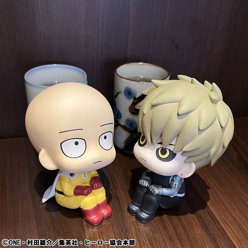 One Punch Man statuette PVC Look Up Saitama & Genos 11 cm (with gift)
