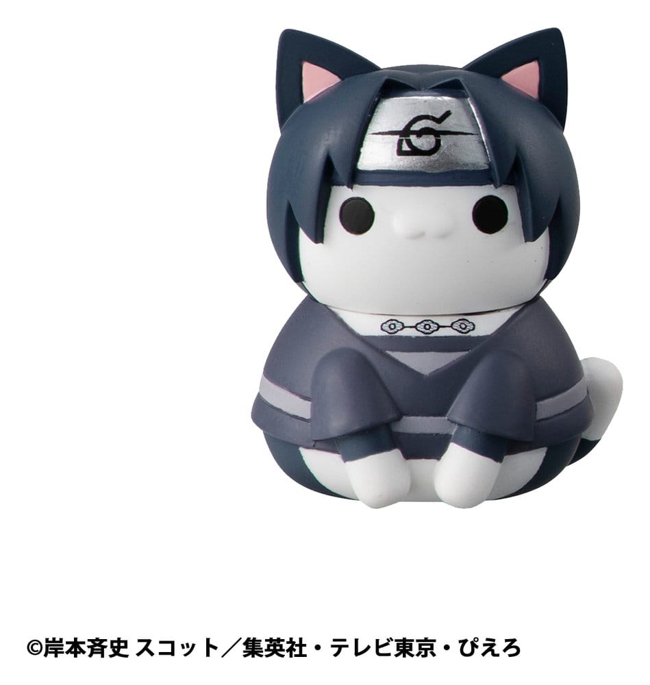 Naruto Shippuden Mega Cat Project assortiment boîte-mystère trading figures Defense Battle of Village of Konoha! 3 cm Nyaruto! (8) (re-run)