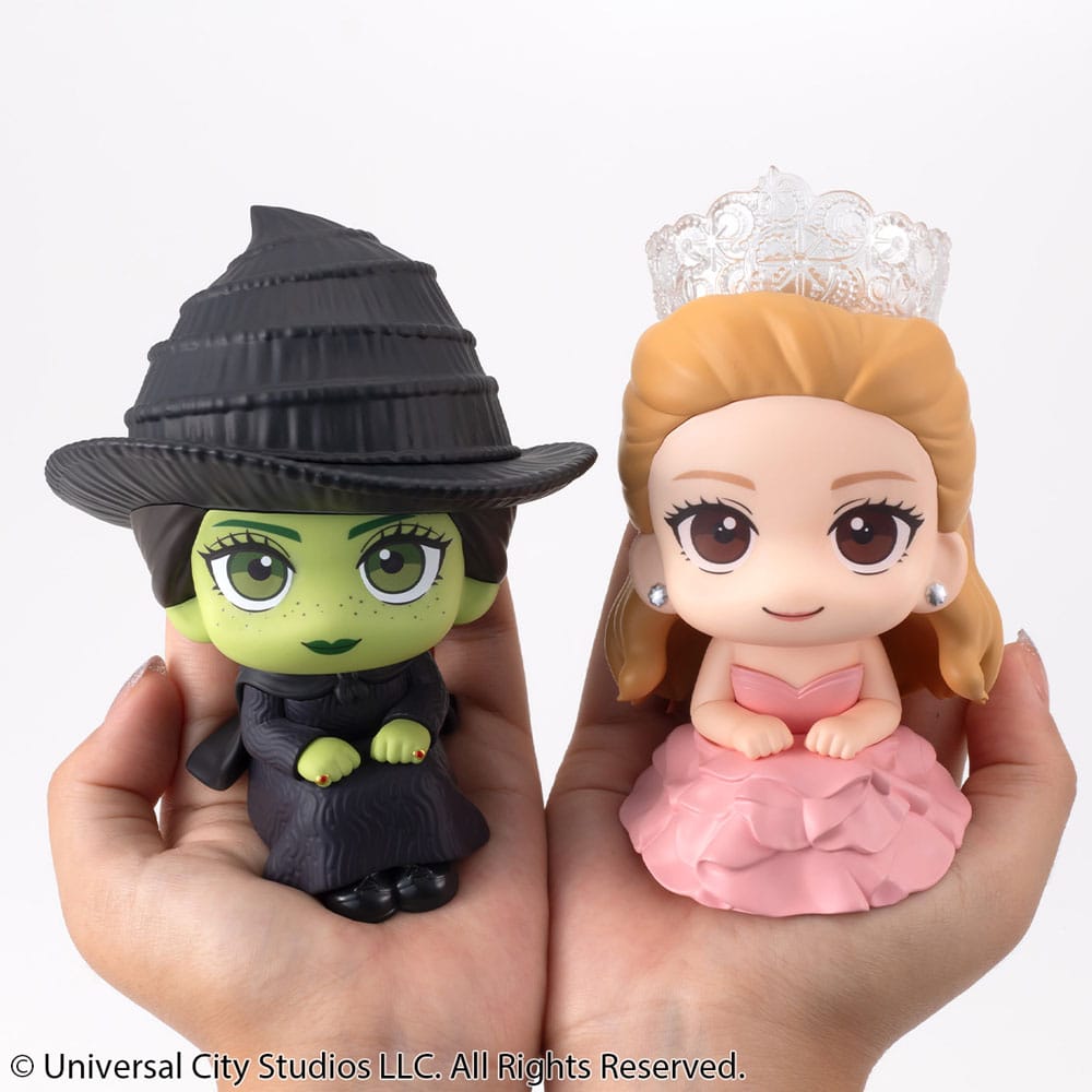 Wicked statuetten PVC Look Up Elphaba & Glinda (with gift) 11 cm