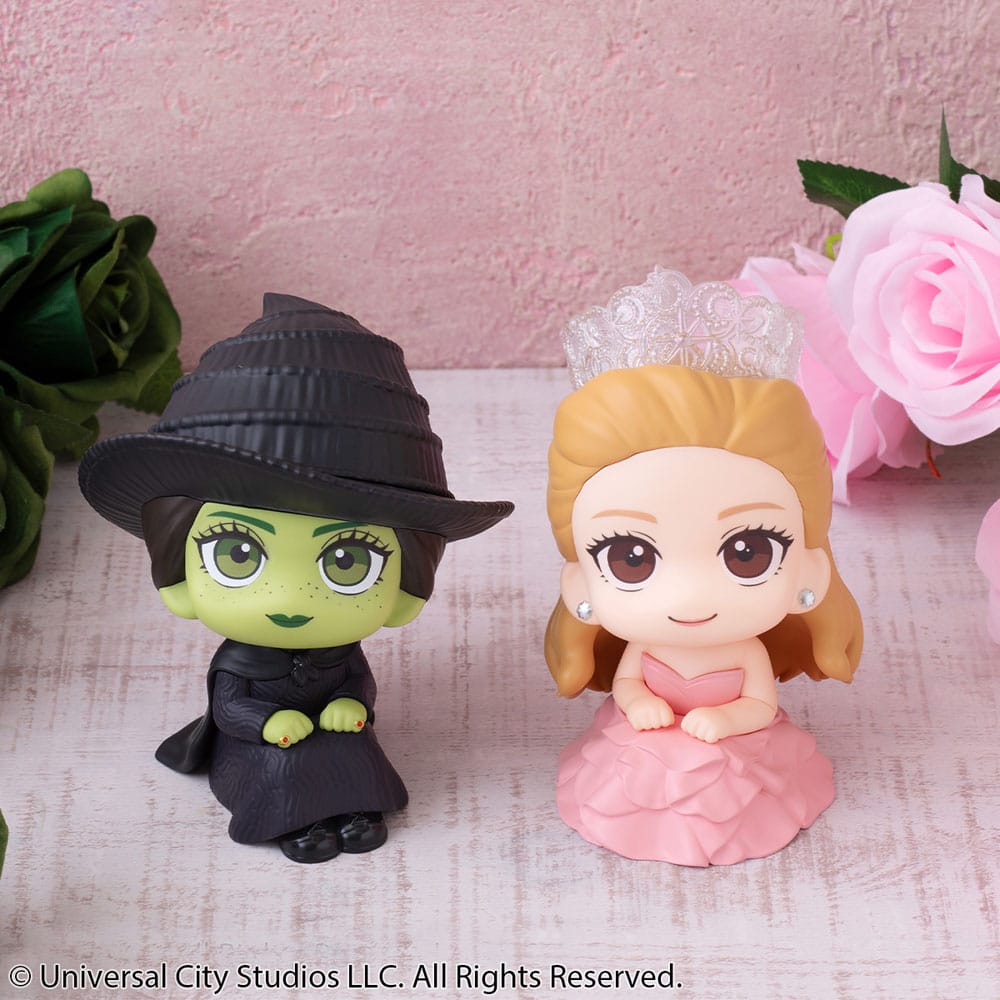 Wicked statuetten PVC Look Up Elphaba & Glinda (with gift) 11 cm