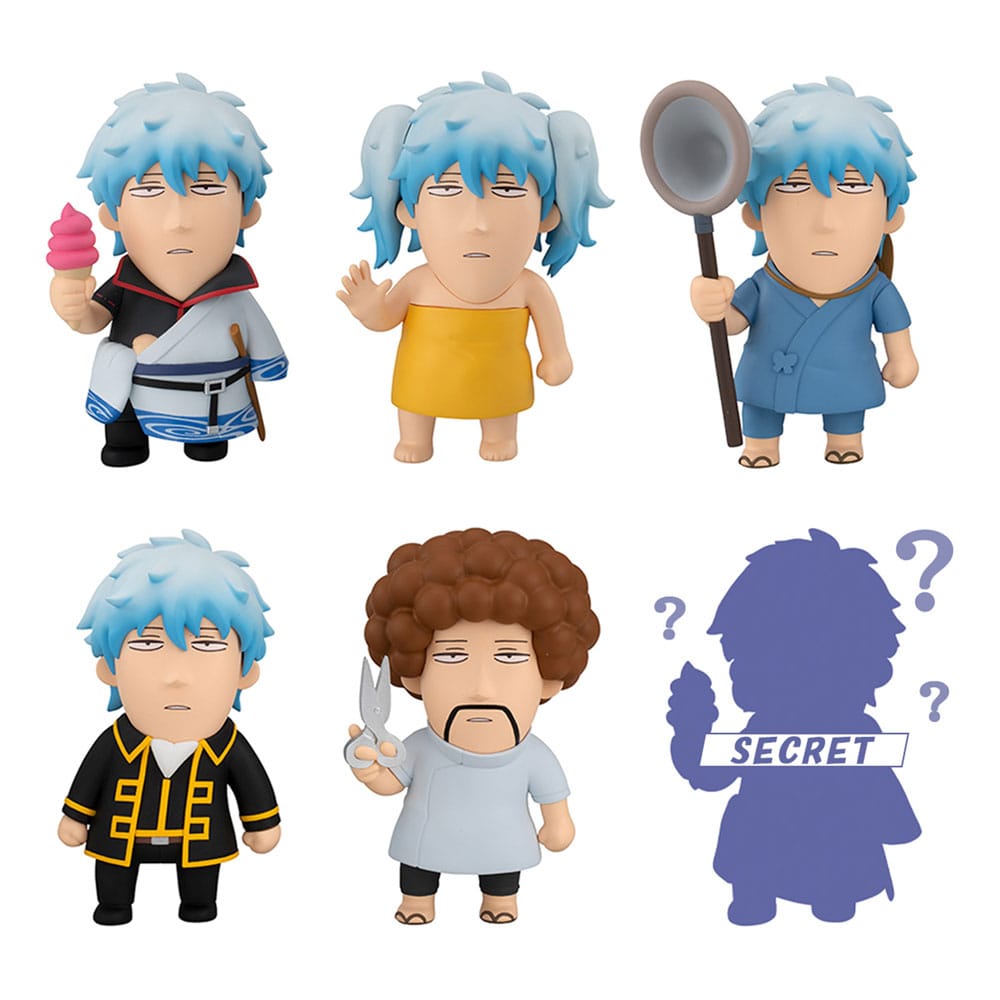 Gintama x Okawabukubu assortiment boîte-mystère trading figures We love Ginsan 10 cm (6)