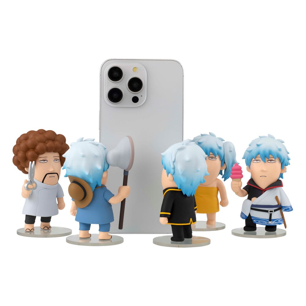 Gintama pack 6 trading figures We love Ginsan 10 cm boîte-mystère (with gift)