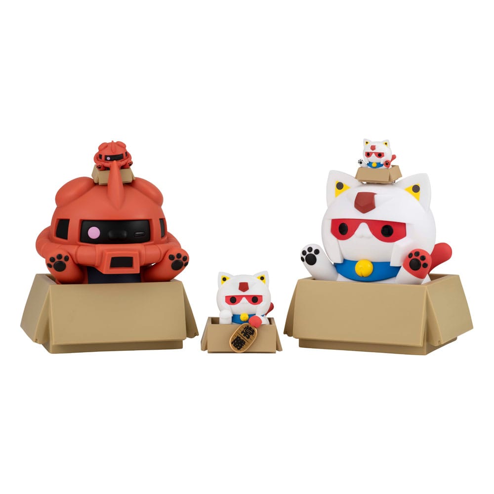 Mobile Suit Gundam assortiment boîte-mystère trading figures Mega Cat Project Nyandam Luckycat 6 cm (6)