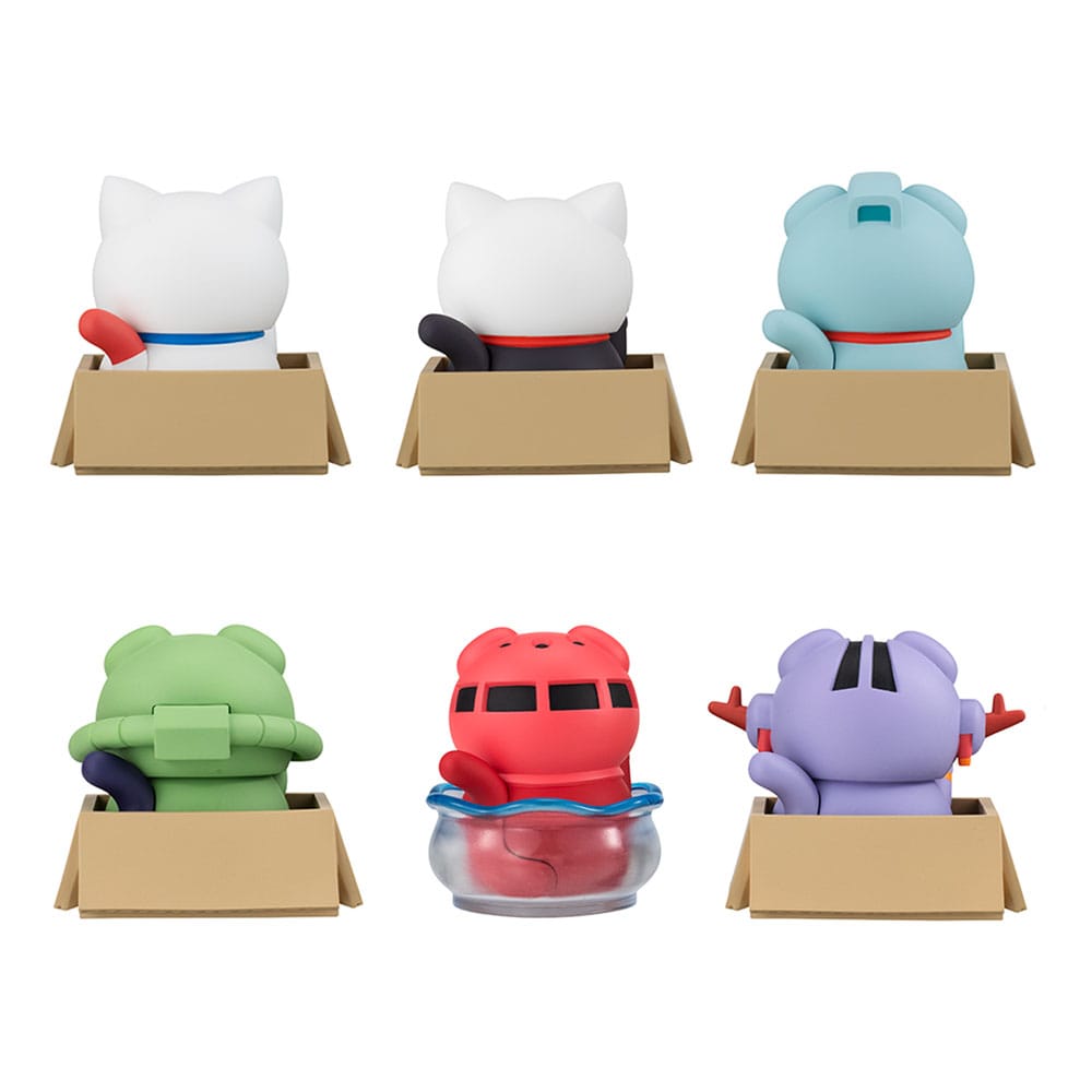 Mobile Suit Gundam assortiment boîte-mystère trading figures Mega Cat Project Nyandam Luckycat 6 cm (6)
