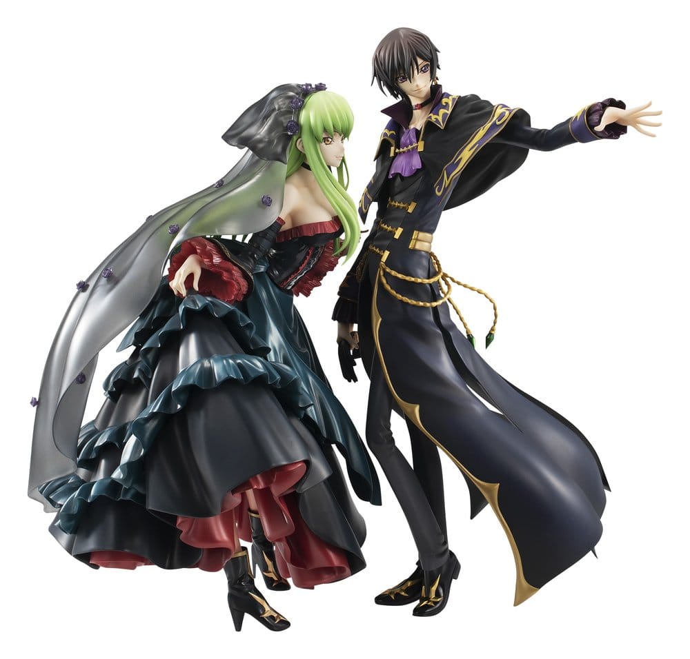 Code Geass: Lelouch of the Rebellion pack 2 Precious G.E.M. Series statuette L.L. & C.C. 20th Anniversary 25 cm