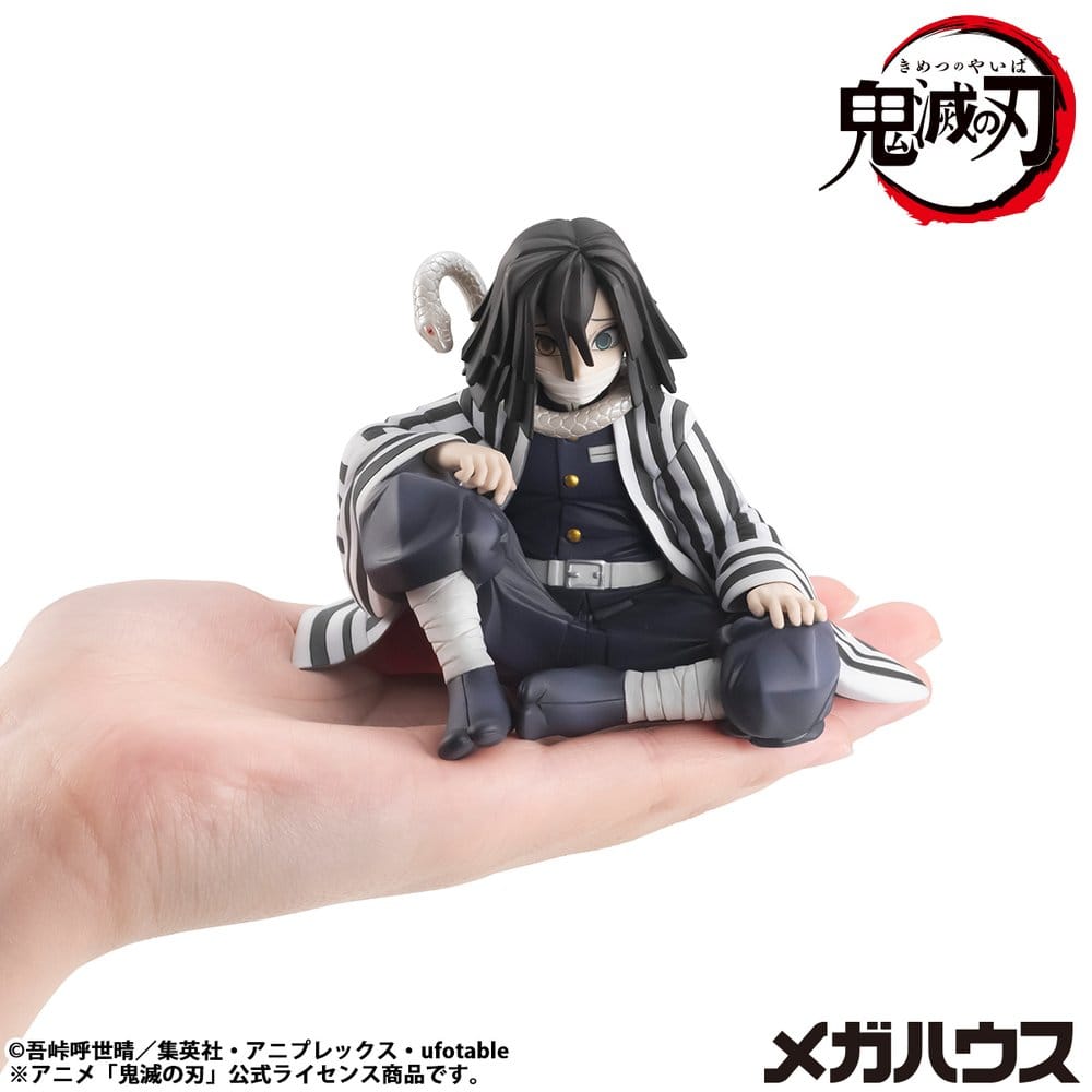 Demon Slayer Kimetsu no Yaiba statuette PVC G.E.M. Iguro-san Palm Size 7 cm