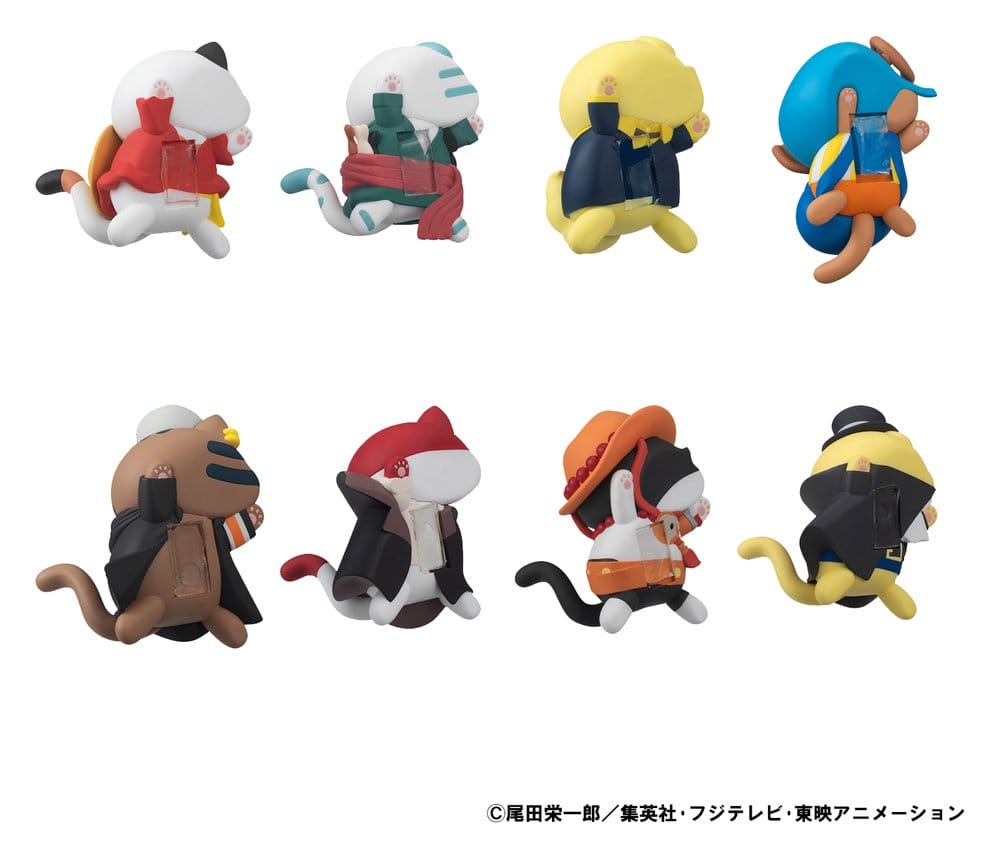 One Piece Mega Cat Project assortiment trading figures Egghead NyanPieceNyan! Stickie! 3 cm (8)