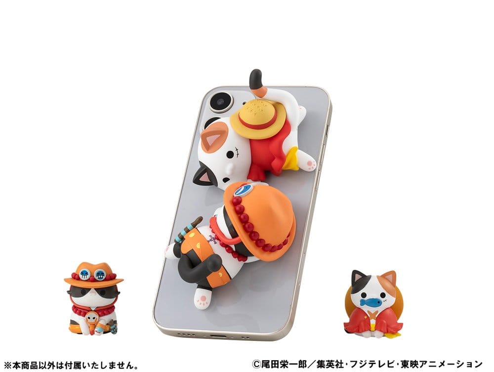 One Piece Mega Cat Project assortiment trading figures Egghead NyanPieceNyan! Stickie! 3 cm (8)