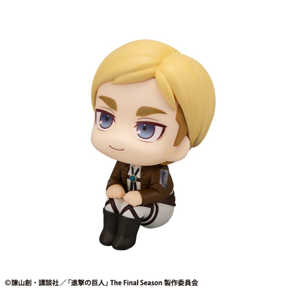 Attack on Titan statuetten PVC Look Up Hange Zoe & Erwin Smith (with gift) 11 cm