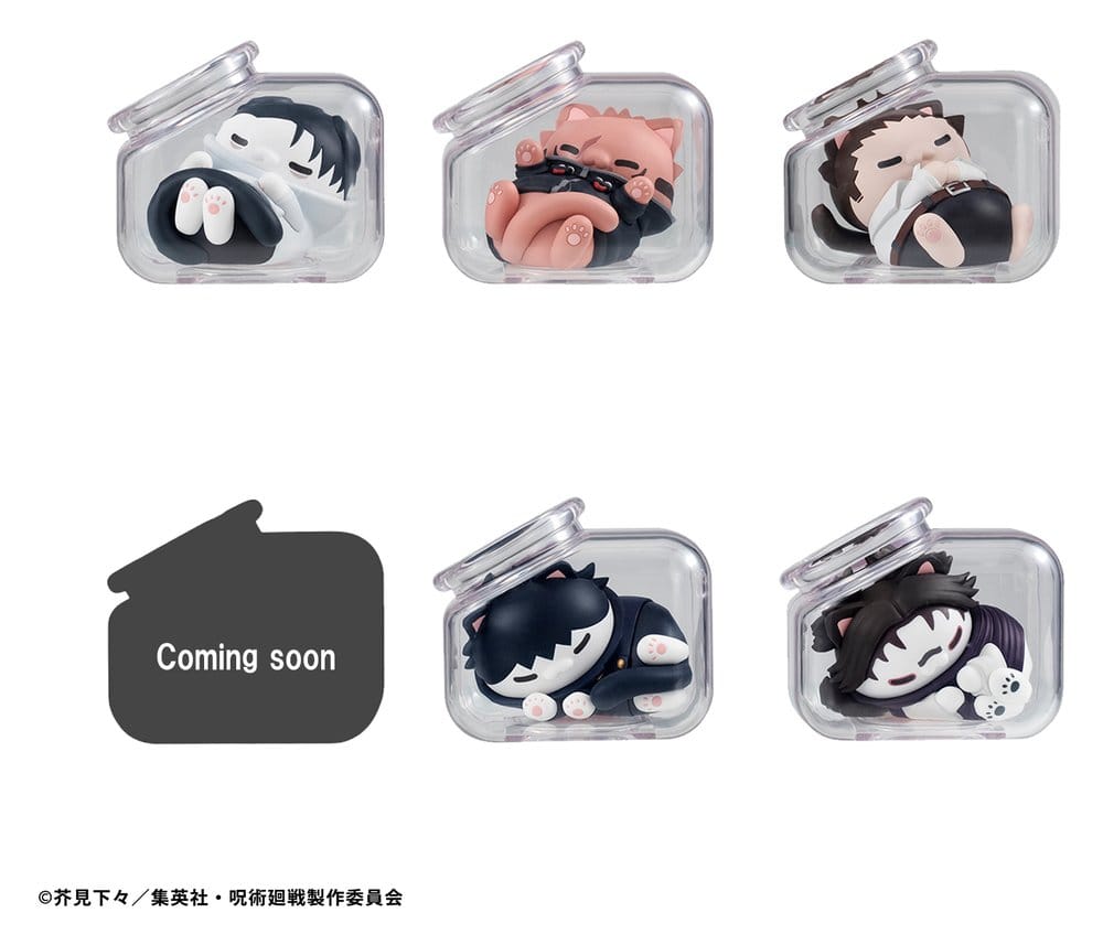 Jujutsu Kaisen Mega Cat Project assortiment trading figures Good Night Jujutsu Cats 7 cm (6)