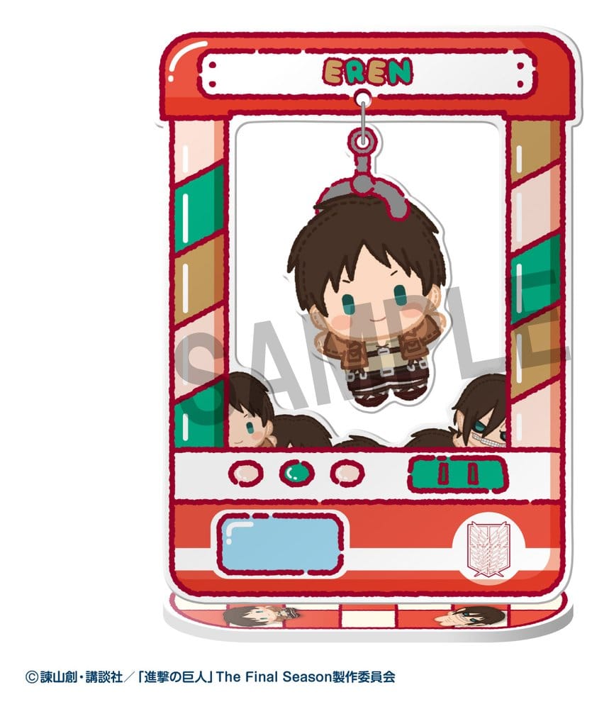 Attack on Titan assortiment boîte-mystère figurines acrylique Chara Catcher 9 cm (8)