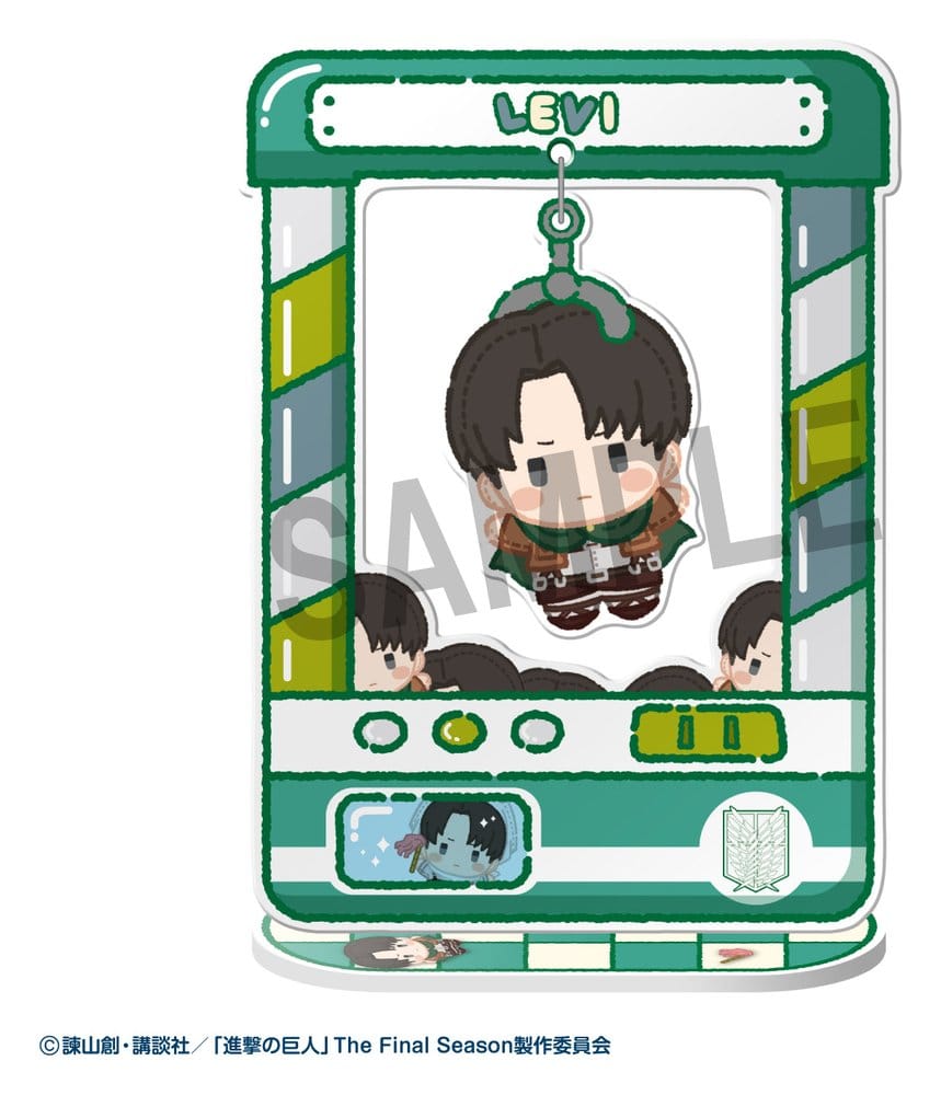 Attack on Titan assortiment boîte-mystère figurines acrylique Chara Catcher 9 cm (8)