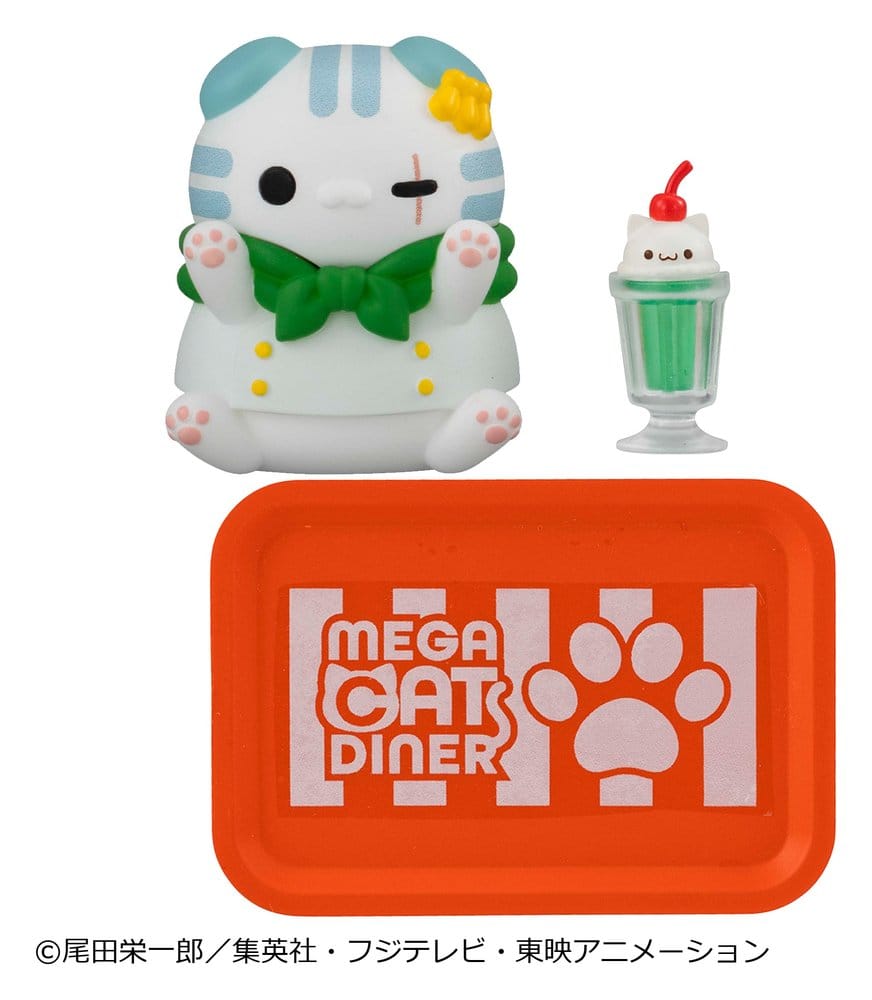 One Piece Blind Box présentoir figurines mini Mega Cat Project NyanPieceNyan! Diner! 3 cm (6)