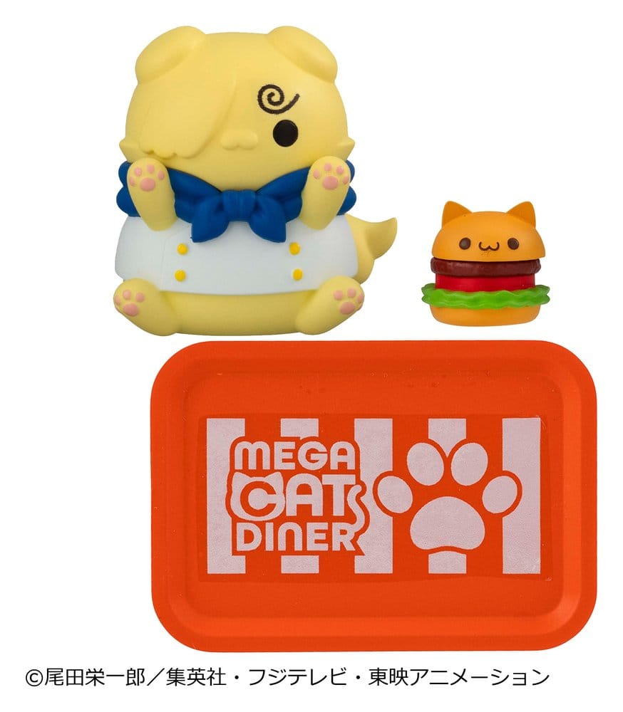 One Piece Blind Box présentoir figurines mini Mega Cat Project NyanPieceNyan! Diner! 3 cm (6)