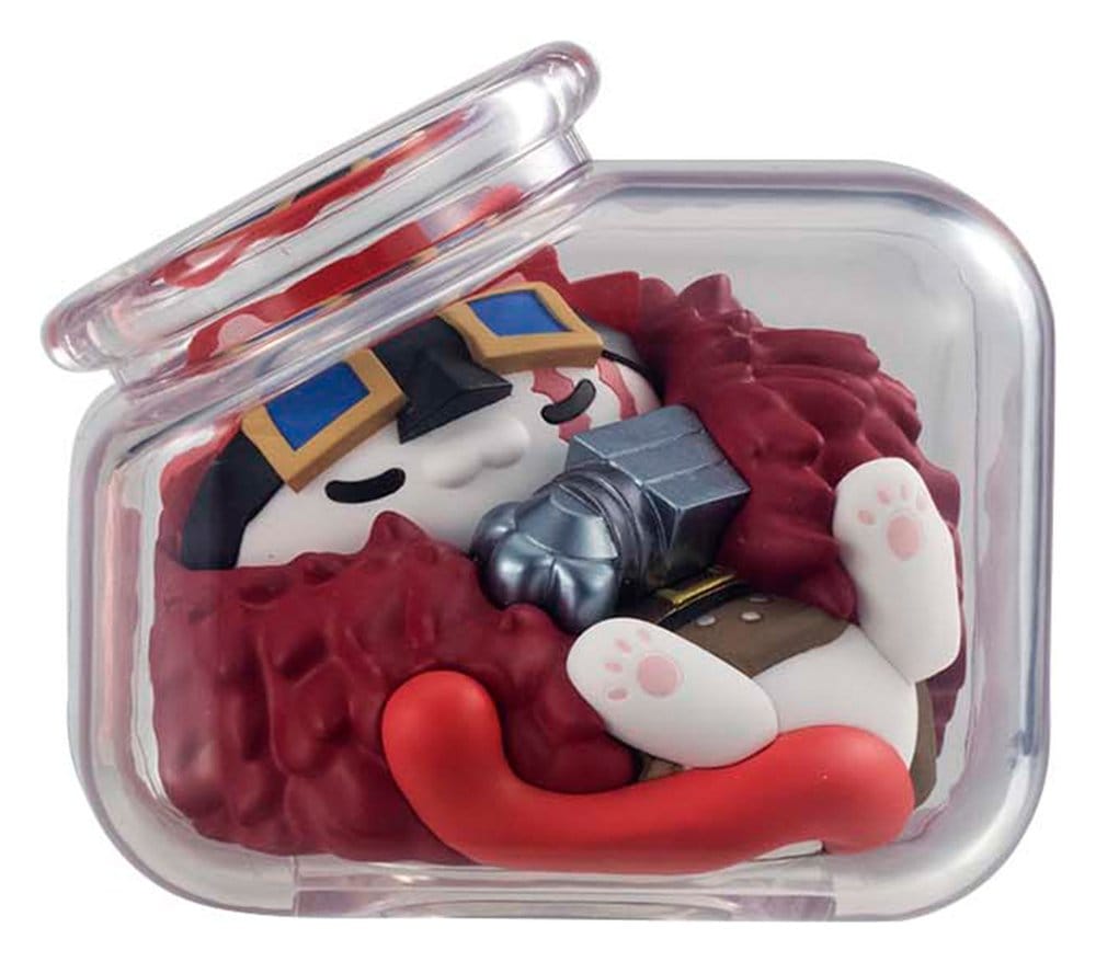 One Piece Blind Box assortiment figurines mini Mega Cat Project Good Night NyanPieceNyan! Ver. Luffy with rivals 6 cm (8)