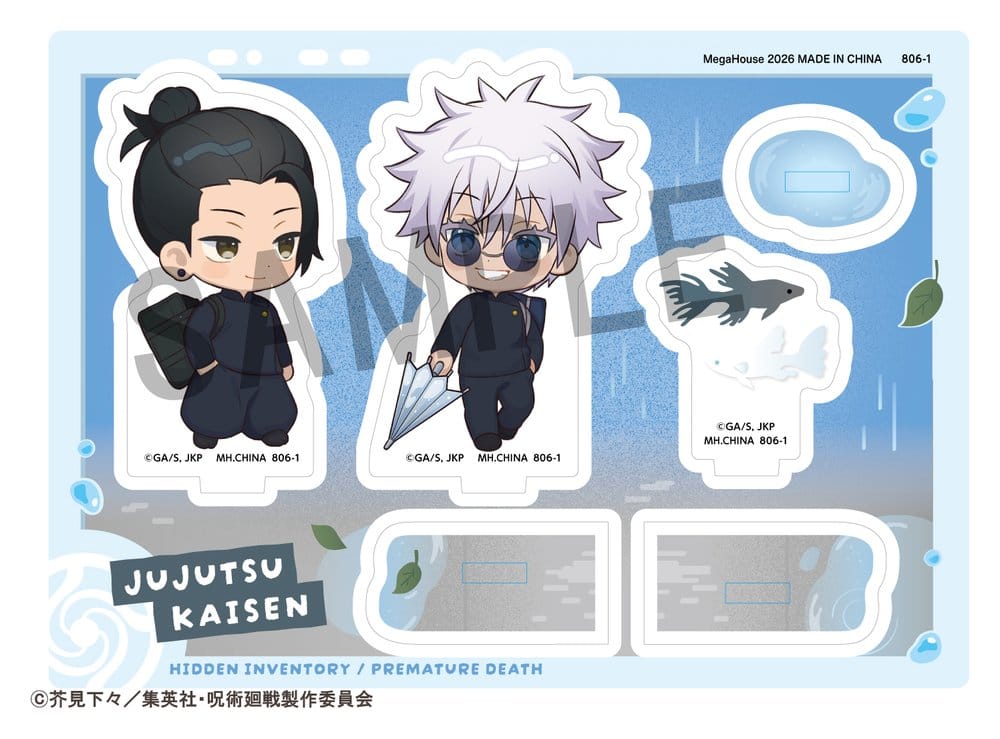 Jujutsu Kaisen Buddycolle Stand Acrylique 5th Anniversary A Suguru Geto & Satoru Gojo (Hidden Inventory/Premature Death Ver.) 10 cm