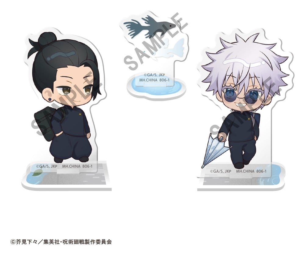Jujutsu Kaisen Buddycolle Stand Acrylique 5th Anniversary A Suguru Geto & Satoru Gojo (Hidden Inventory/Premature Death Ver.) 10 cm