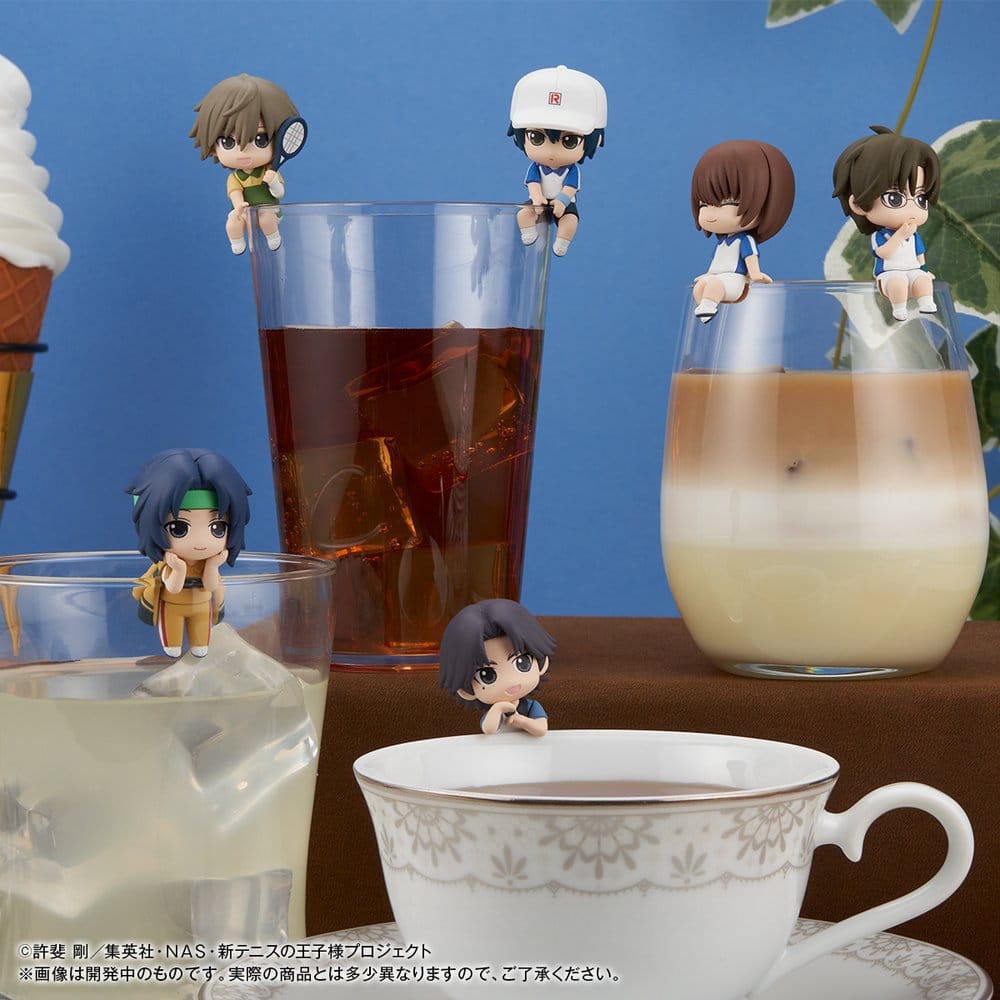 The New Prince of Tennis Blind Box assortiment figurines mini Ochatomo Prince's Tea Time Again! 4 cm (6)