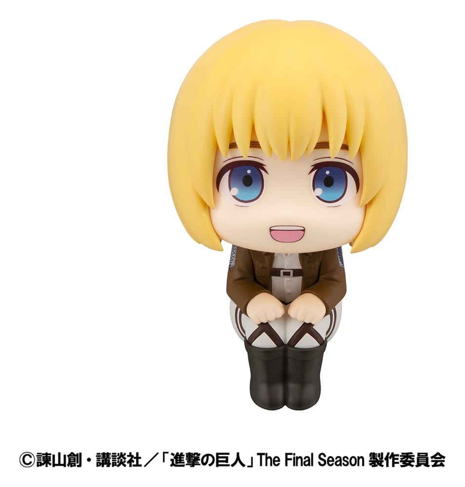 Attack on Titan Lookup pack de 2 figurines PVC Armin Arlert & Eren Yeager Grumpy Ver. 11 cm (with gift)