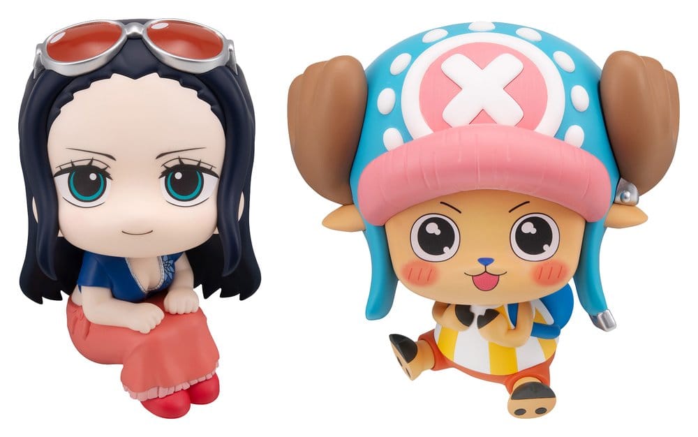 One Piece Lookup pack de 2 figurines PVC Nico Robin & Tony Tony Chopper Excited Ver. 11 cm (with gift)