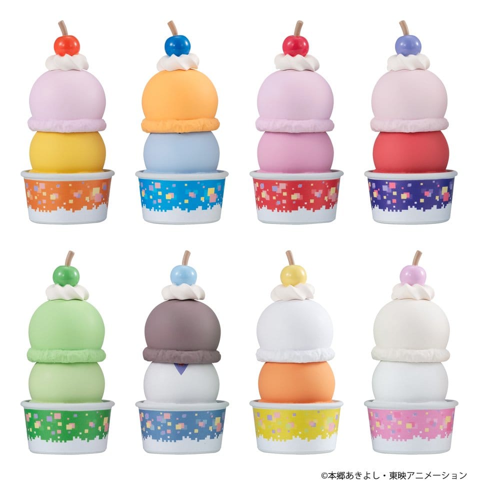 Digimon Adventure Tsumichen Stack up & Change pack de 8 minifigurines 8 cm (with gift)