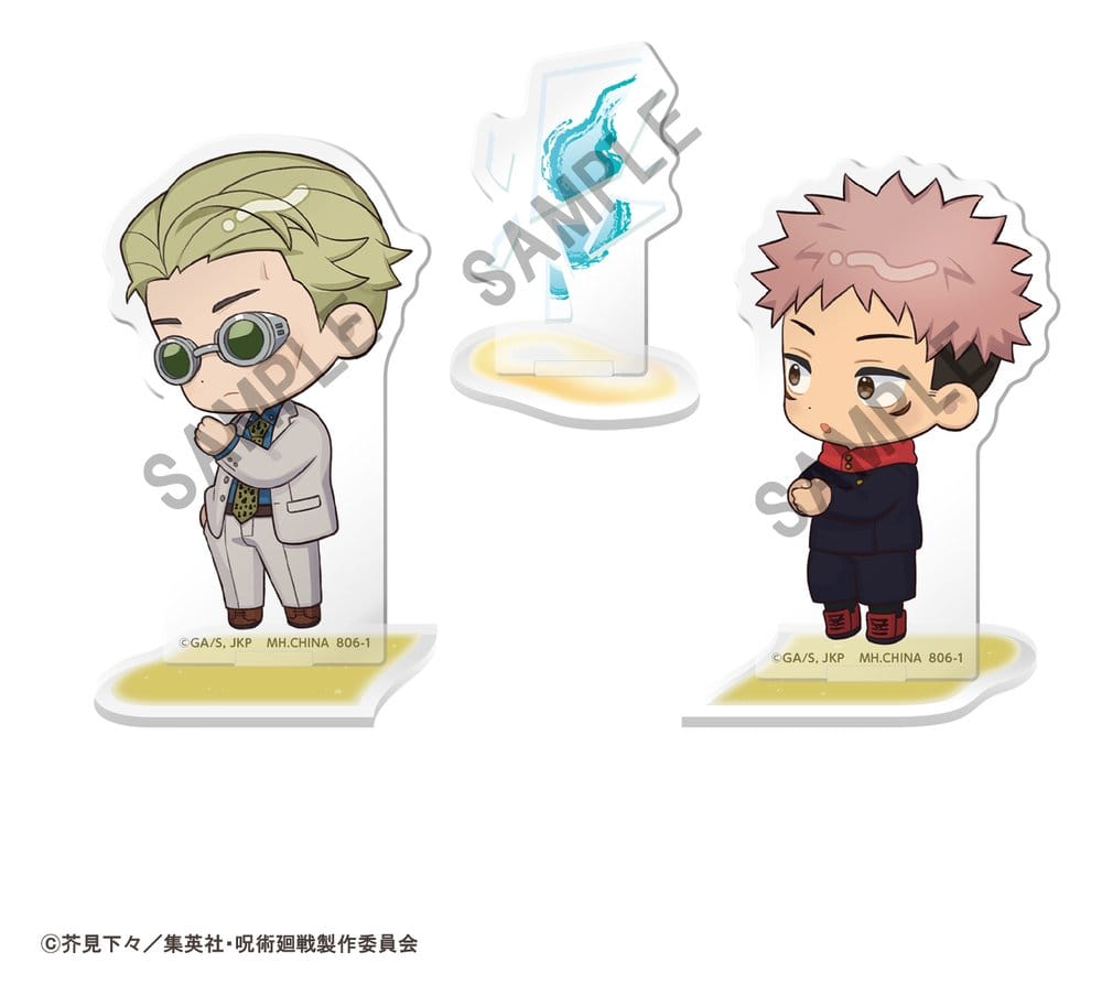 Jujutsu Kaisen Buddycolle Stand Acrylique 5th Anniversary D Kento Nanami & Yuji Itadori 10 cm