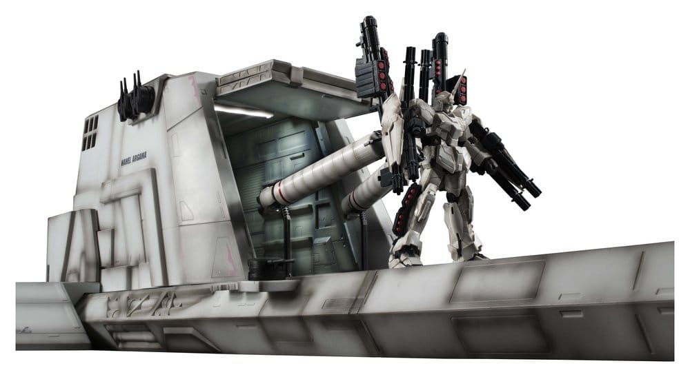Gundam Unicorn diorama 1/144 Scale Realistic Model Series Nahel Argama Catapult Deck (UC ver.) 138 cm