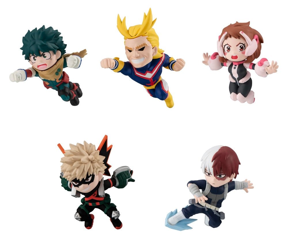 My Hero Academia Blind Boxes présentoir figurines mini Tobimas 5 cm (6)