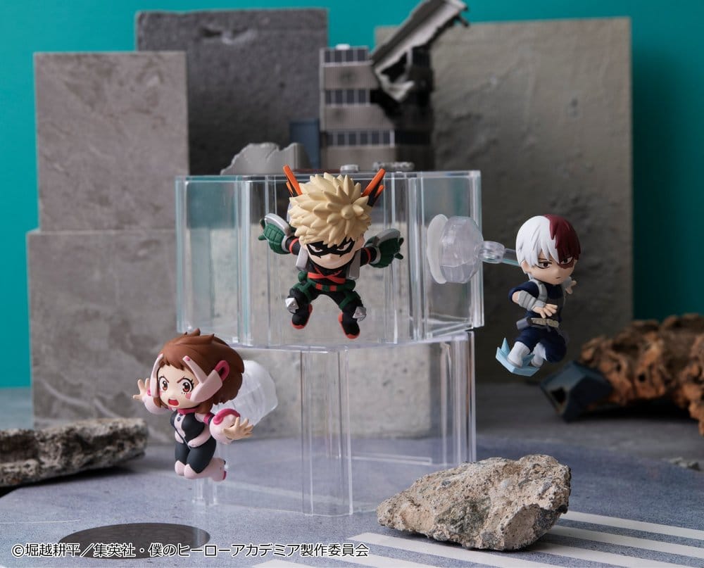 My Hero Academia Blind Boxes présentoir figurines mini Tobimas 5 cm (6)