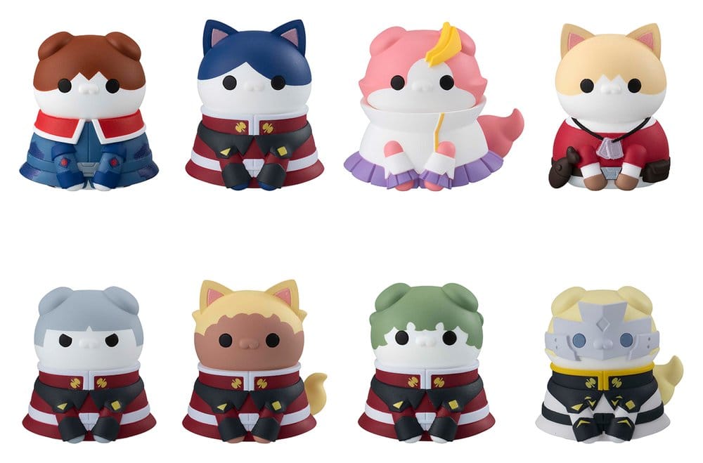 Mobile Suit Gundam SEED Blind Box présentoir figurines mini Mega Cat Project Nyandam SEED Cats in Disguise (8)
