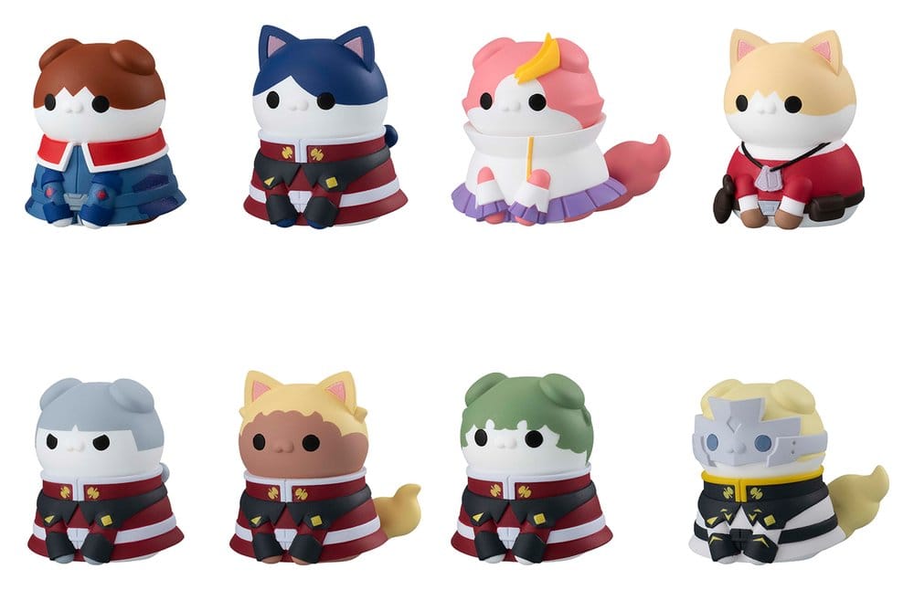 Mobile Suit Gundam SEED Blind Box présentoir figurines mini Mega Cat Project Nyandam SEED Cats in Disguise (8)