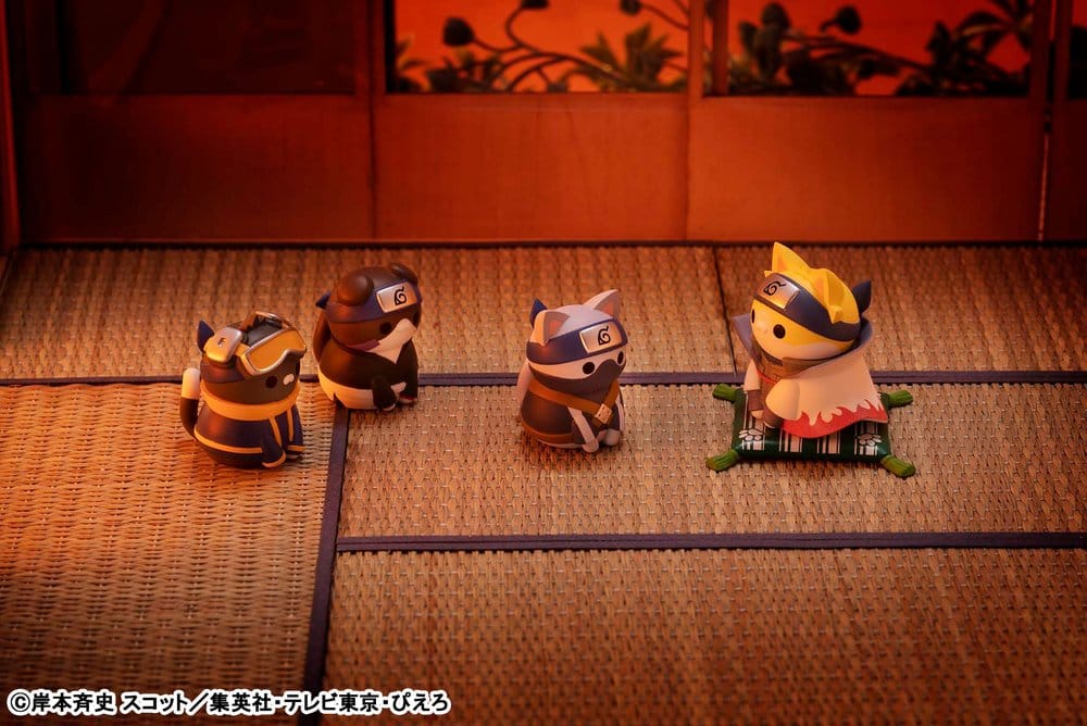 Naruto Shippuden Blind Box présentoir figurines mini Mega Cat Project Nyaruto! Once upon a time in Konoha village 3 cm (8) (Repeat)