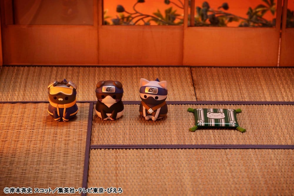 Naruto Shippuden Blind Box présentoir figurines mini Mega Cat Project Nyaruto! Once upon a time in Konoha village 3 cm (8) (Repeat)