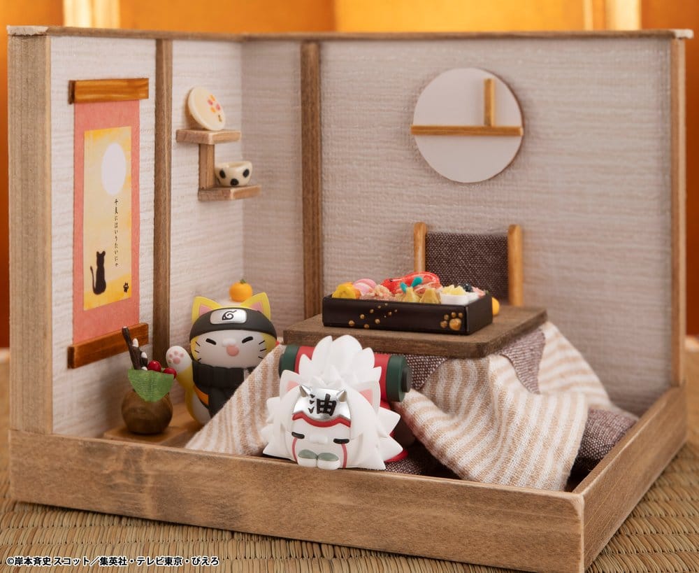 Naruto Shippuden Blind Box assortiment figurines mini Mega Cat Project Nyaruto! The bond between master and disciple ver. (8) (Repeat)