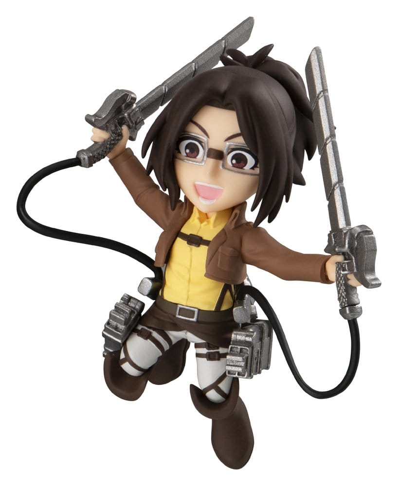Attack on Titan Tobimas figurines mini Pack de 6 (with gift)