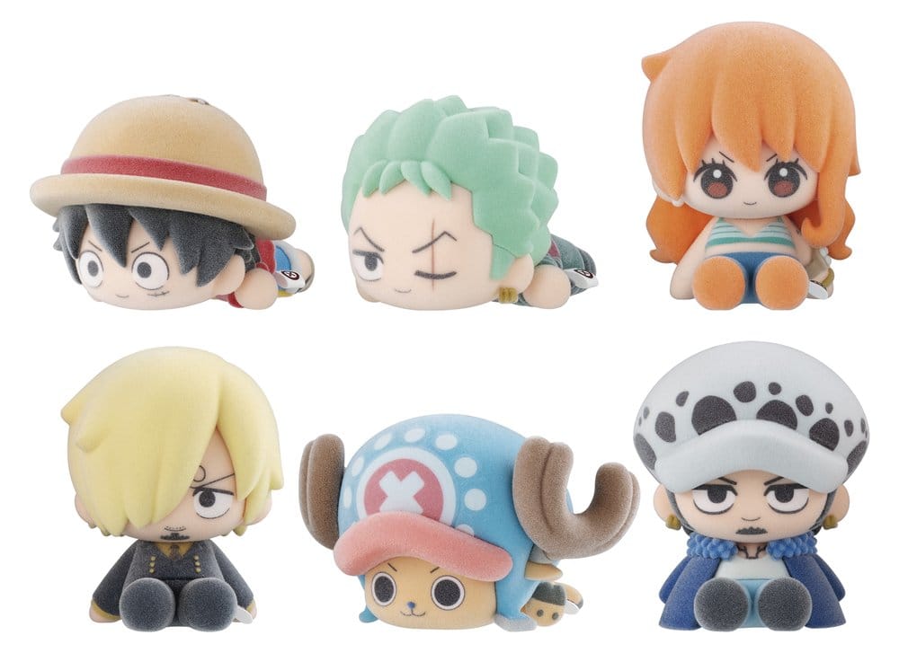 One Piece Nuippo présentoir de mini-figurines Boîte Mystère 6 cm (6)