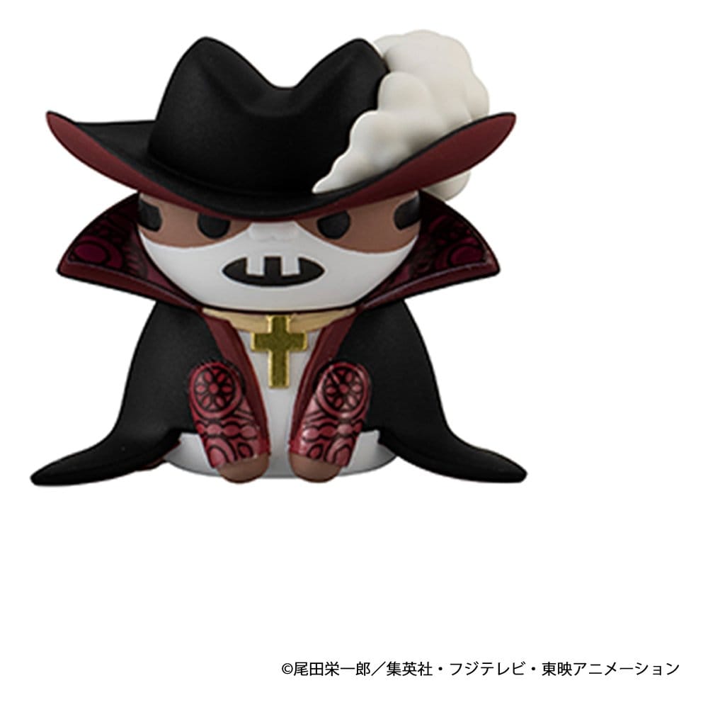 One Piece Blind Box présentoir figurines mini Mega Cat Project Nyan Piece Nyan! Luffy & the Seven Warlords of the Sea 3 cm (8) (Repeat)