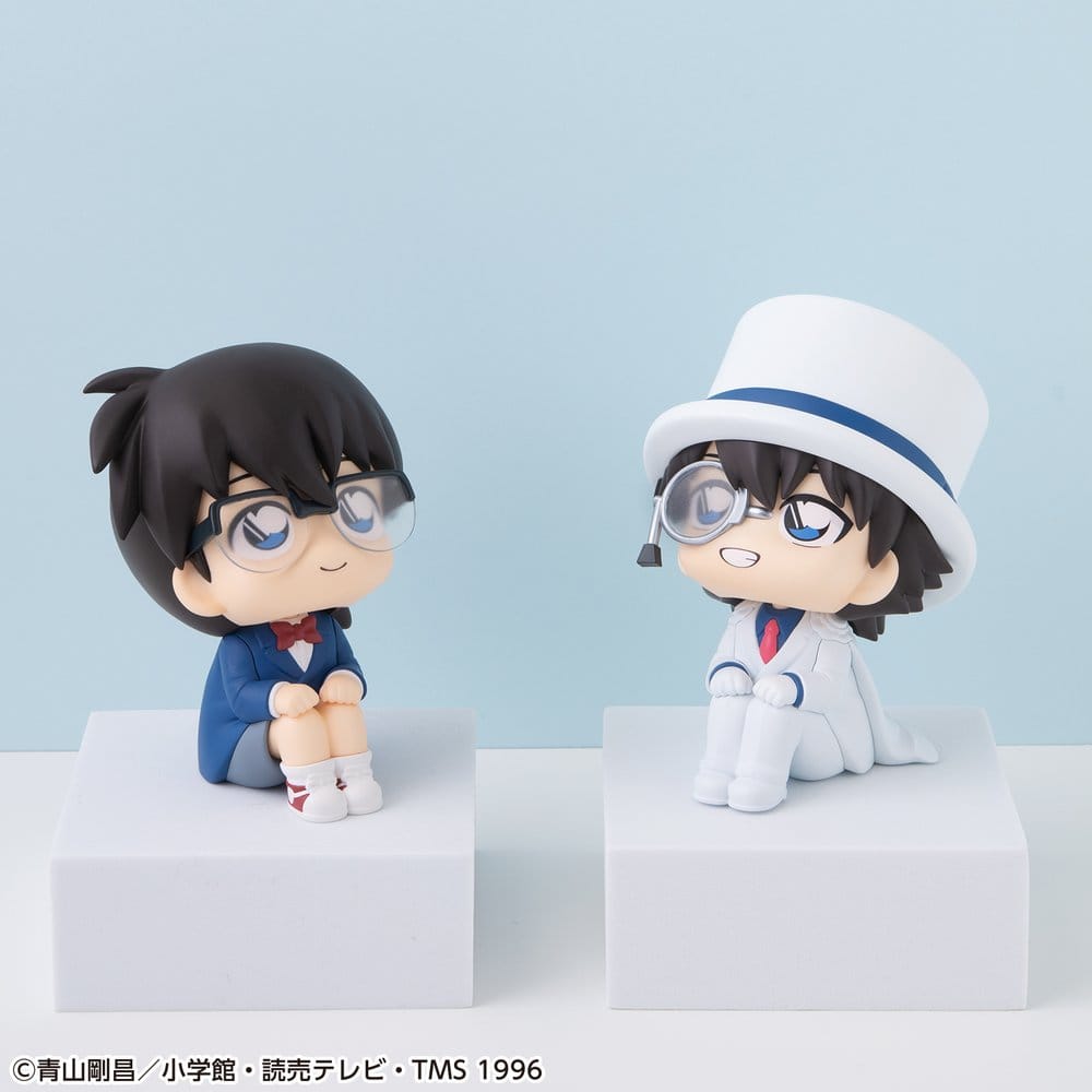 Detective Conan pack 2 figurines PVC Look Up Conan Edogawa & Kid the Phantom Thief 11 cm (with gift)