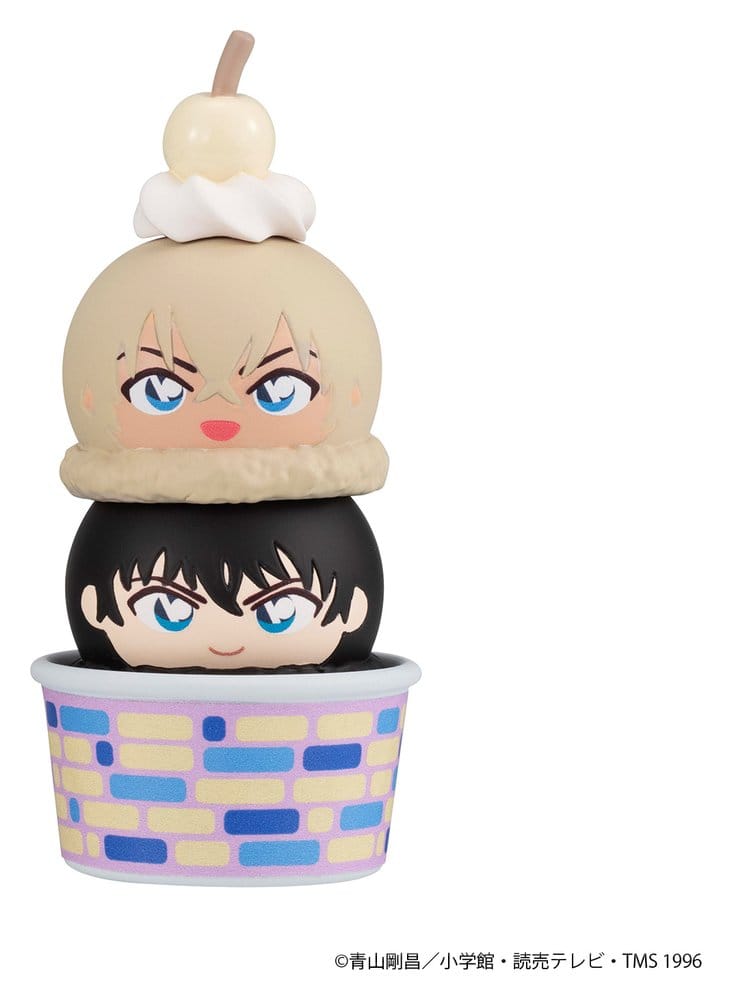 Detective Conan Blind Box assortiment figurines mini Tsumichen Stack up & Change 8 cm (6)