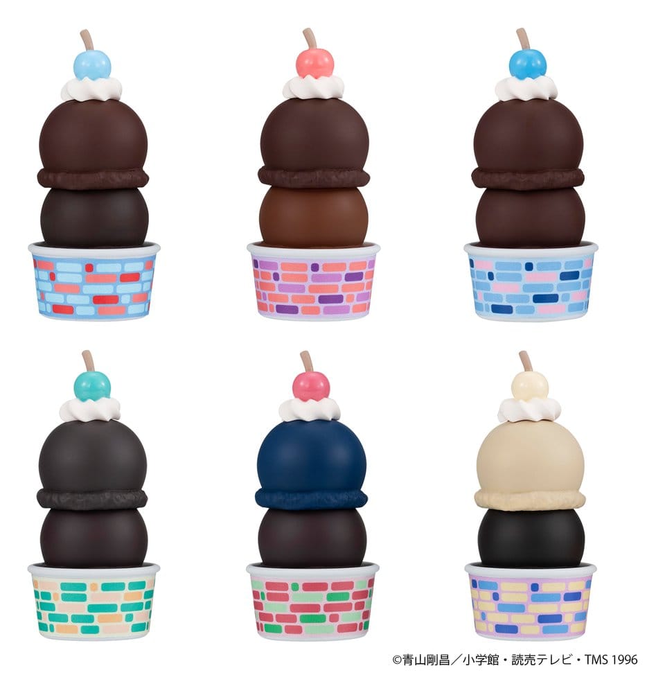 Detective Conan Blind Box assortiment figurines mini Tsumichen Stack up & Change 8 cm (6) (with gift)