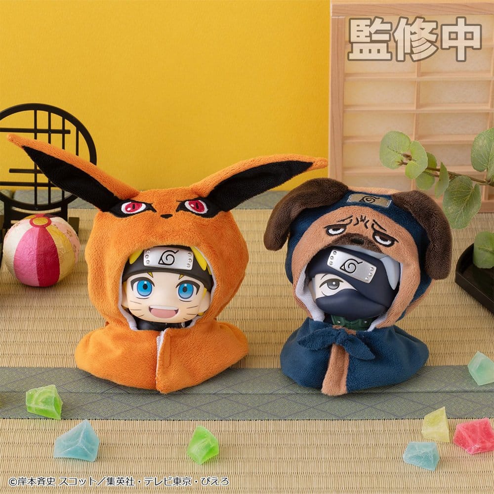 Naruto Shippuden Look Up cape pour figurines PVC Pakkun