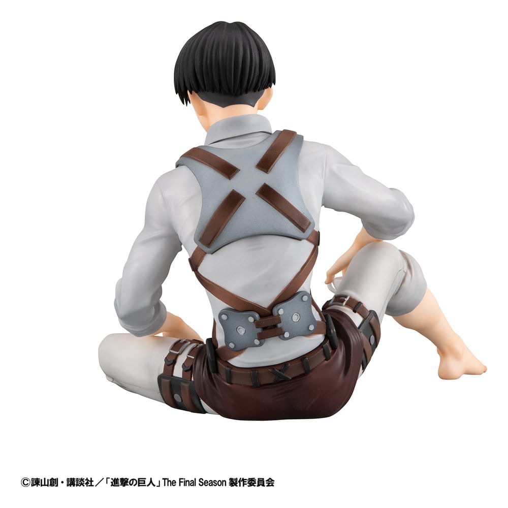 Attack on Titan figurine PVC G.E.M. Series Squad Captain Levi Palm Size 9 cm