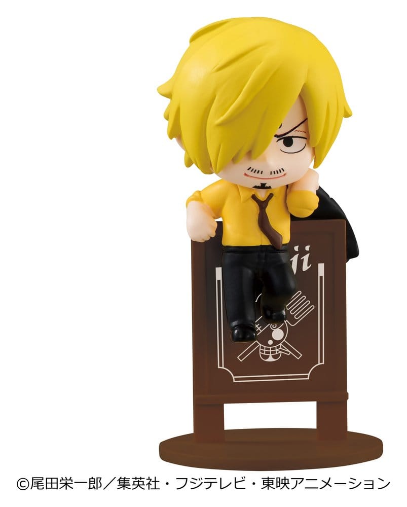 One Piece Blind Box présentoir figurines mini Ochatomo series Pirates Party 4 cm (8) (Repeat)