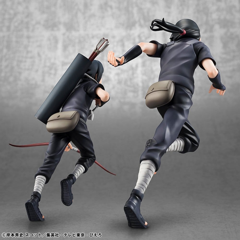 Naruto Shippuden pack 2 figurines PVC G.E.M. Series Itachi Uchiha & Sasuke (Repeat)