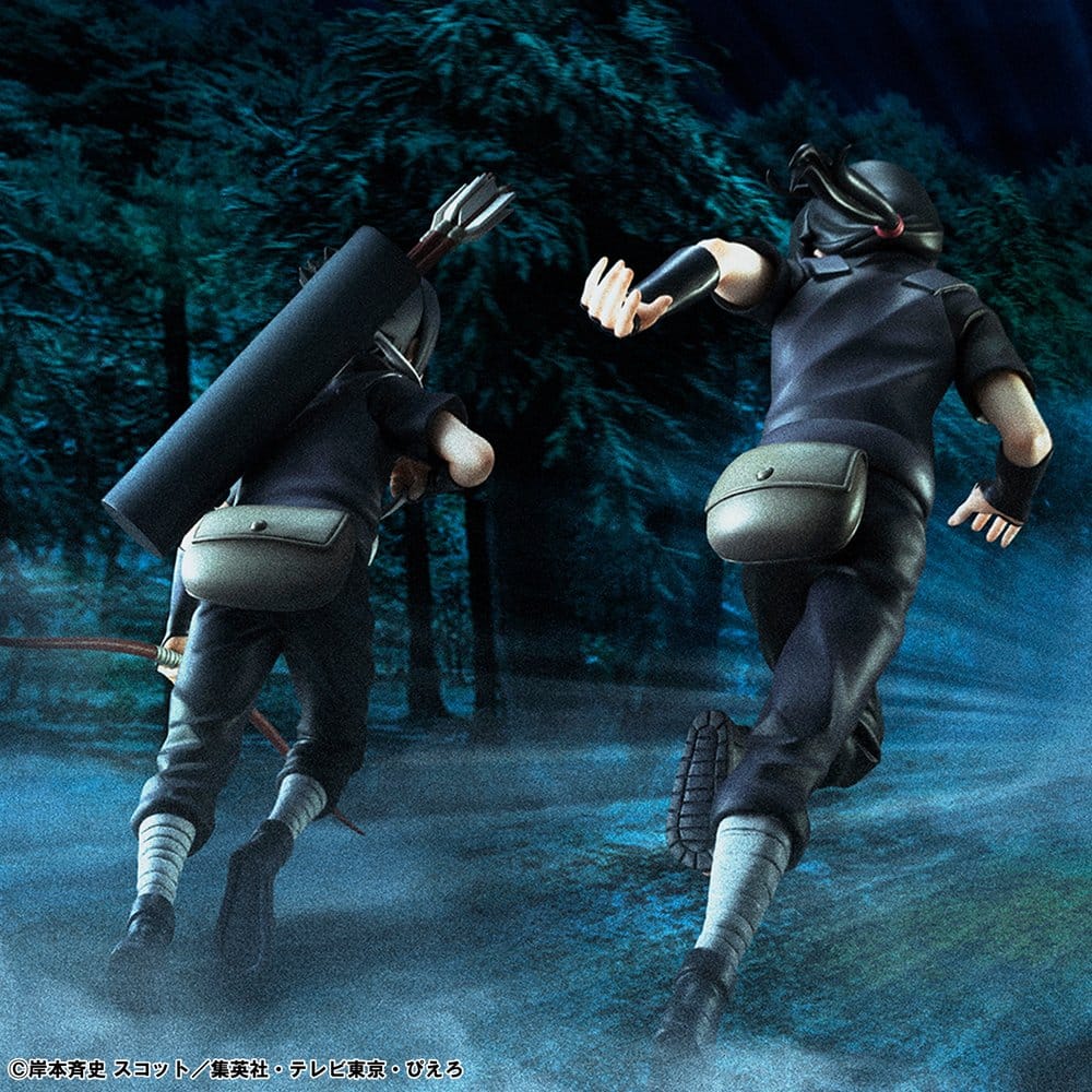 Naruto Shippuden pack 2 figurines PVC G.E.M. Series Itachi Uchiha & Sasuke (Repeat)