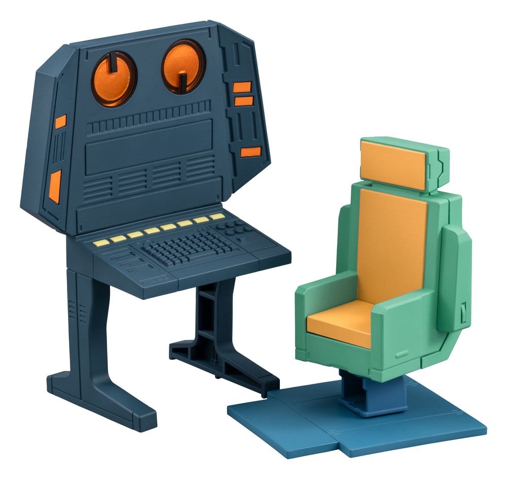 Mobile Suit Gundam diorama G.M.G. Collection EX White Base Bridge Radio Operator Desk Set 10 cm (with gift)