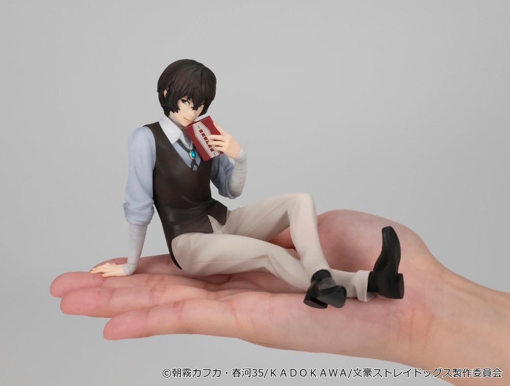 Bungo Stray Dogs figurine PVC G.E.M. Series Dazai san Palm Size