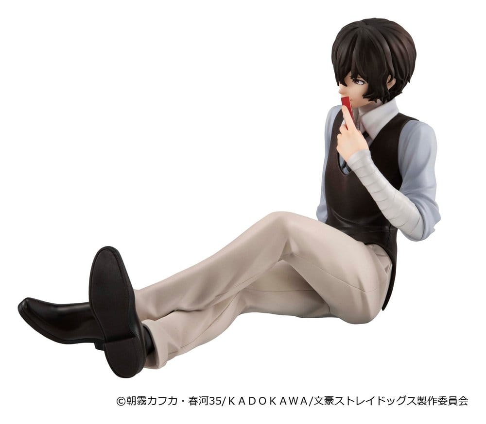 Bungo Stray Dogs figurine PVC G.E.M. Series Dazai san Palm Size